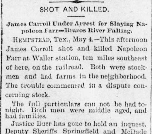 James Carroll Under Arrest.