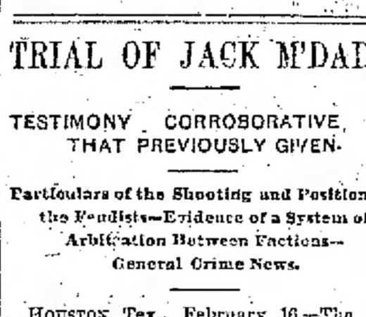 Trial of Jack M'Dade