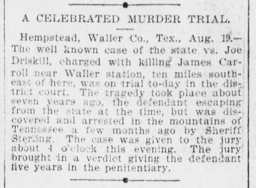 A Celebrated Murder Trial.